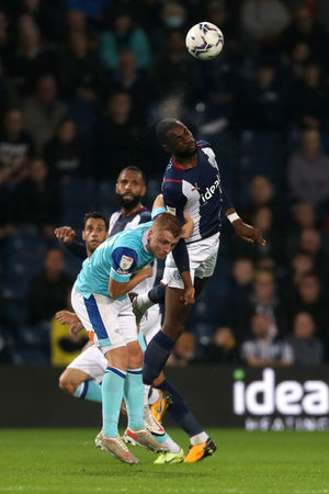 Semi Ajayi of West Bromwich Albion and Louie Sibley of Derby County (Photo: WBA/Adam Fradgley)