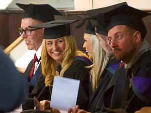 Supporting image for story: Rain fails to dampen Shrewsbury College graduation day