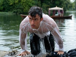 Supporting image for story: New Bridgerton series pays ‘homage’ to Colin Firth wet shirt scene, creator says