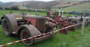 Tractors on display at the weekend's event