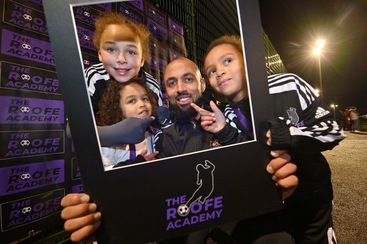 'Imagine seeing some of these faces here scoring goals on the big stage' - Walsall striker Kemar Roofe to give back to hometown with launch of football academy