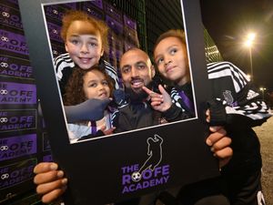 Supporting image for story: 'Imagine seeing some of these faces here scoring goals on the big stage' - Walsall striker Kemar Roofe to give back to hometown with launch of football academy