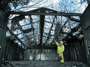 Supporting image for story: Youths are sought in Hednesford sawmill blaze probe