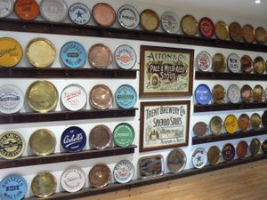 Some more of Richard's beer-tray collection