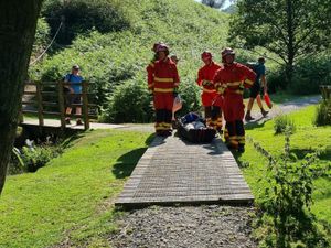 Supporting image for story: Emergency services rush to rescue schoolboy with broken foot in Shropshire beauty spot