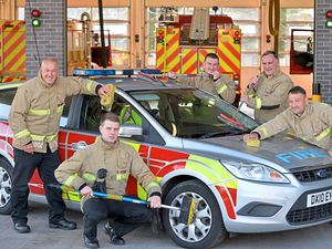 Supporting image for story: Cannock firefighters clean up for cash