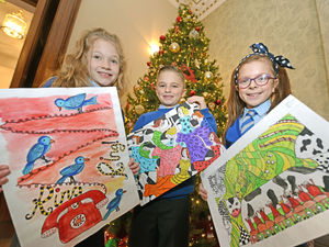 Supporting image for story: School children's festive artwork to go on display at Himley Hall