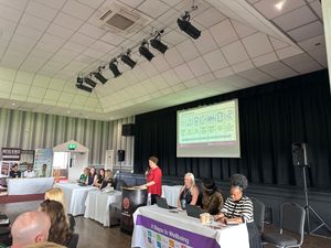 Nadia Inglis, Director of Public Health at Walsall Council opening the conference. Picture: Walsall Council