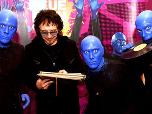 Supporting image for story: Black Sabbath star Tony Iommi rocks up to Birmingham for Blue Man Group show