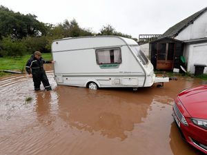 Supporting image for story: Tragedy and chaos as Storm Babet dumps month's worth of rain on Shropshire over 24 hours