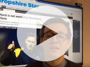 Supporting image for story: Lewis Cox's Shrewsbury Town video update - January 26