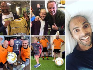 Supporting image for story: Wolves legends join fans to raise £10k during 24-hour penalty marathon honouring Carl Ikeme 