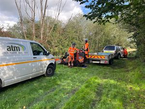 Work is getting started on building the beaver enclosure
