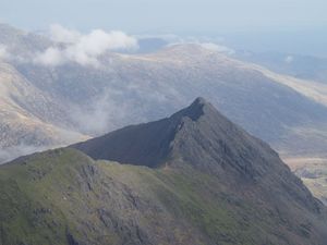 Snowdonia's knife-edged ridge.