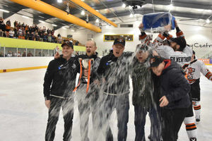 Tigers coaching staff get a soaking