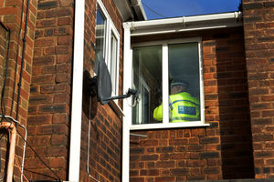 Police at the scene after the tragedy