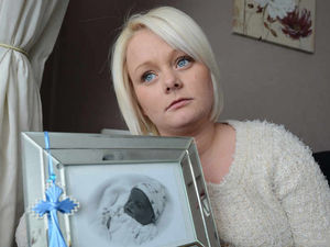 Supporting image for story: Wednesfield mother wins battle to show tragic baby's photo on gravestone