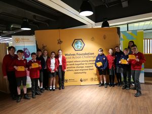 Supporting image for story: Wolves Foundation's sustainability challenge gets children working together on projects before presenting them at Molineux