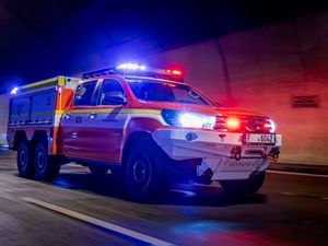 Supporting image for story: British firm develops new response vehicle to help extinguish EV fires