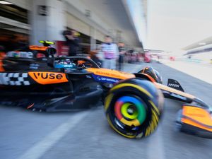 Supporting image for story: Lando Norris survives early scare to lead practice times in Japan