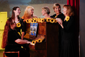 The musical tells the heart-warming story of a small group of friends who overcome their experiences of loss by joining together in friendship and humour