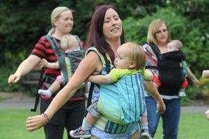 Fleur Sifford with son Bayley