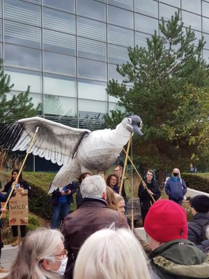 Shropshire demonstrators joined the global climate day of action