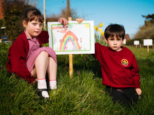 Supporting image for story: Kids make 'go slow' signs to stop motorists speeding through village 'before someone gets killed'