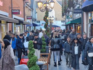 The shopping centre was packed with eager bargain hunters this year