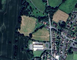 A proposal has been lodged with Shropshire Council for a new housing development on a plot of agricultural land to the north of Bicton Church of England Primary School, near Shrewsbury. Photo: Google