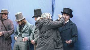 The filming of Great Expecations in  Shrewsbury. Pictures: Sarah Creighton, Film Shropshire 