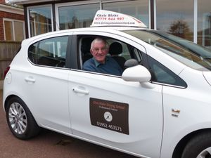 Driving instructor Chris Blake