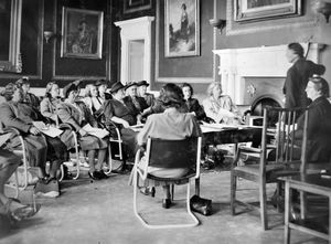 A talk or lesson for women's social service clubs.