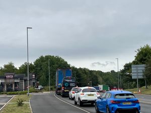 Supporting image for story: Chaos as traffic grinds to a halt at Telford town centre roundabout