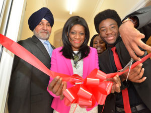 Supporting image for story: Brian White opens MP's new office