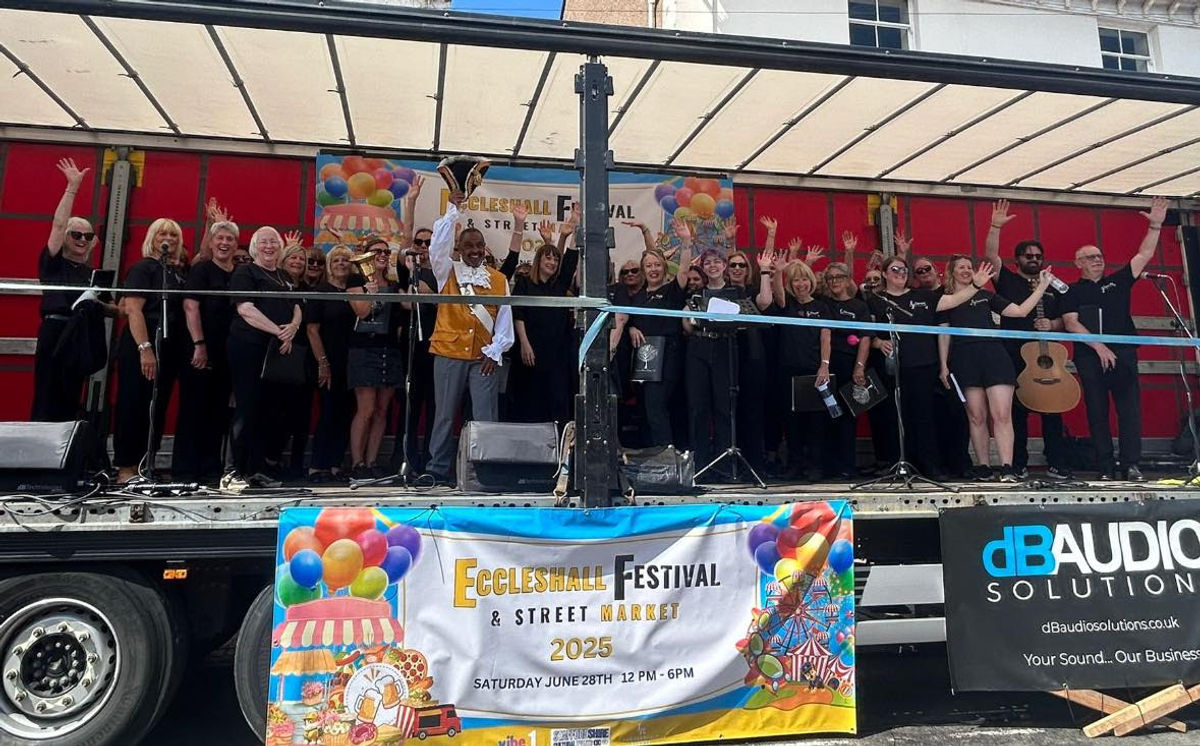 Glorious day of food, music and fun brings thousands to streets of Eccleshall