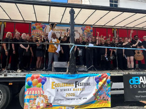 Supporting image for story: Glorious day of food, music and fun brings thousands to streets of Eccleshall