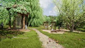 What the new play area could look like at Himley Hall and Park. Picture: Eibe Play Ltd