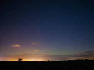 Supporting image for story: Aurora Borealis captured in skies over Shropshire