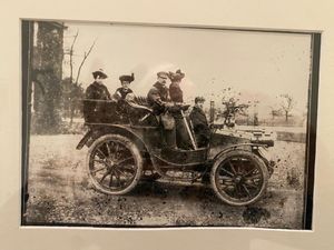 The Wilson Pilcher car, driven by Nick's great, great Grandfather Alfred Lord Braye
