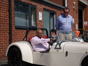 Supporting image for story: James Cleverly eyes up bespoke sports car and visits pub on Tory campaign trail