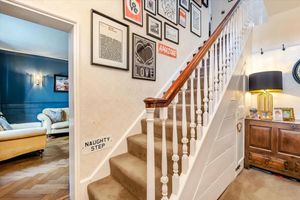 The home features the original Georgian staircase. Photo: Knight Frank/Zoopla