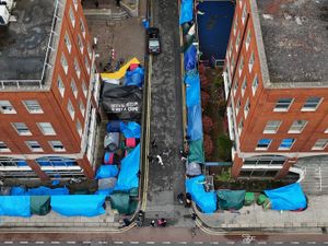 Supporting image for story: Harris thanks agencies for their work in moving migrants from ‘shantytown’