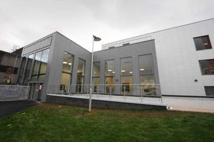 Outside the new centre