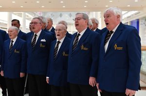 The launch of the Black Country Festival at Merry Hill Shopping Centre.The Gentleman Songsters.