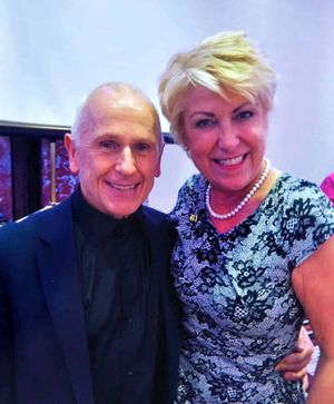 Anna with Wayne Sleep