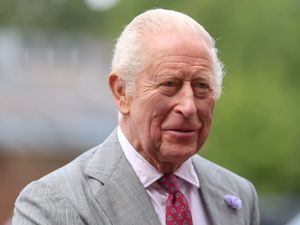 Supporting image for story: King jokes that ‘bits don’t work so well after 70’ on hospital visit