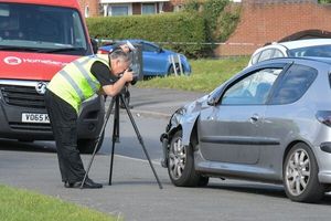 The damaged Peugeot. Photo: SnapperSK