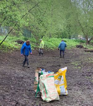 Helping to tidy the Kinver area
