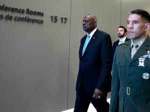 Supporting image for story: Nato defence ministers thrash out Ukraine security aid and training support plan